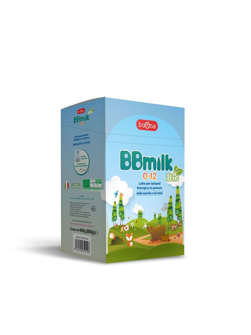 Latte bbmilk 0/12 mesi bio polvere 800g - buona