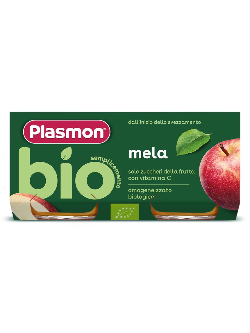 Omogeneizzato di mela bio - 2 x 80 gr - plasmon