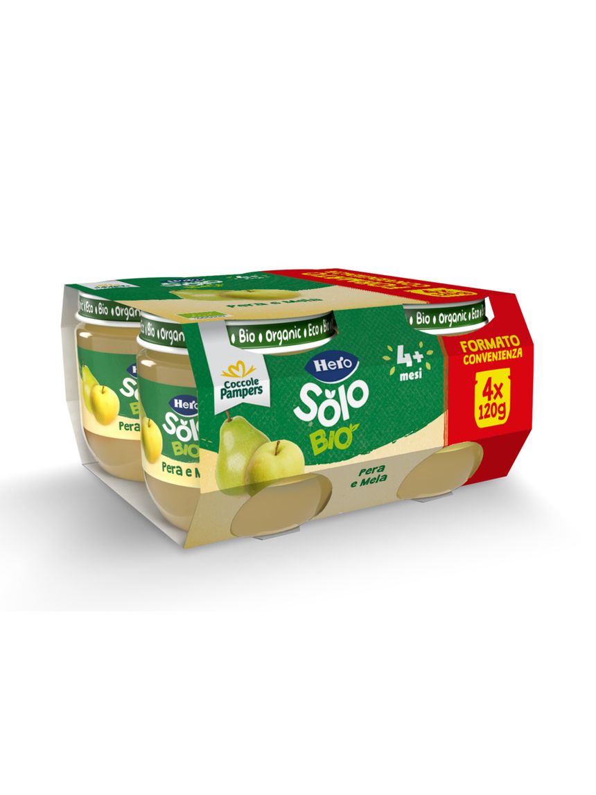 Omogeneizzato solo pera mela 4x120g - hero