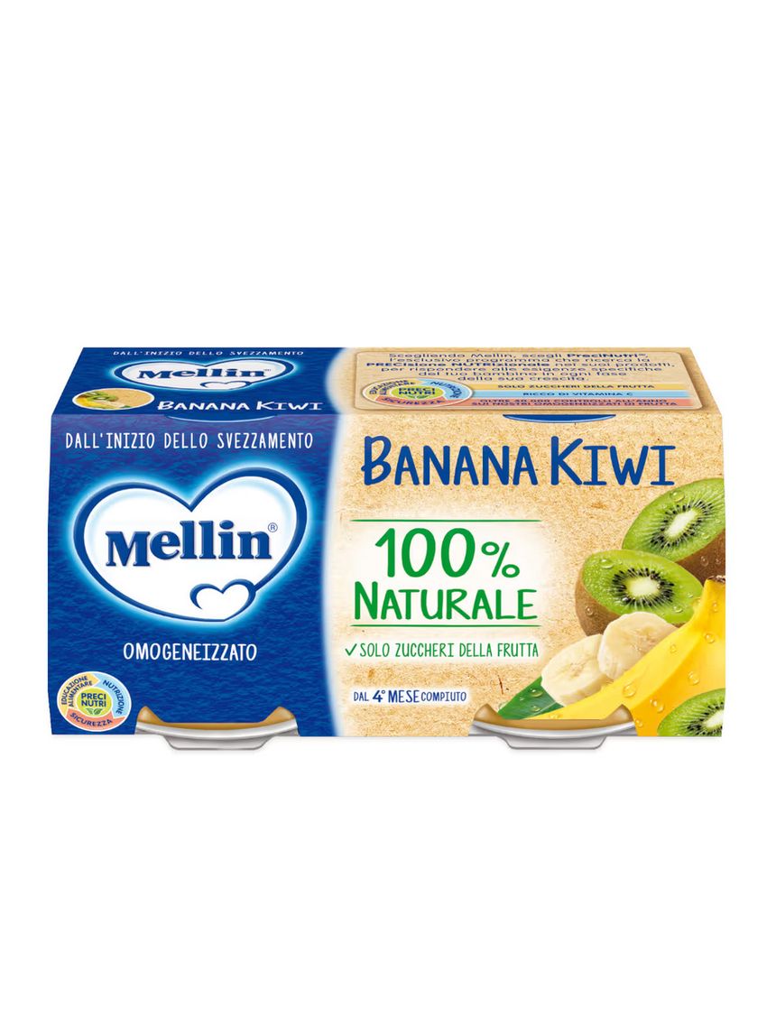 Omogeneizzato banana kiwi 2×100 gr - mellin