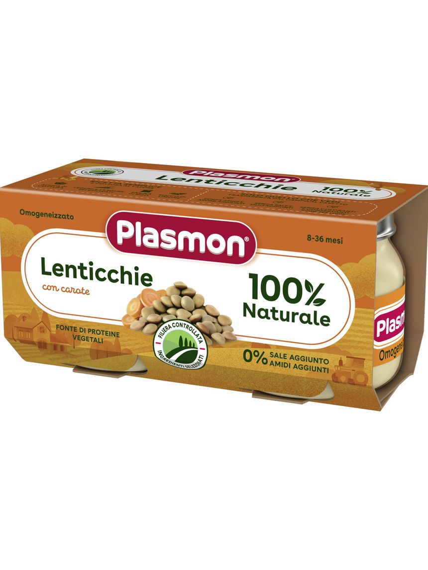 Omogeneizzato lenticchie – 2x80g - plasmon
