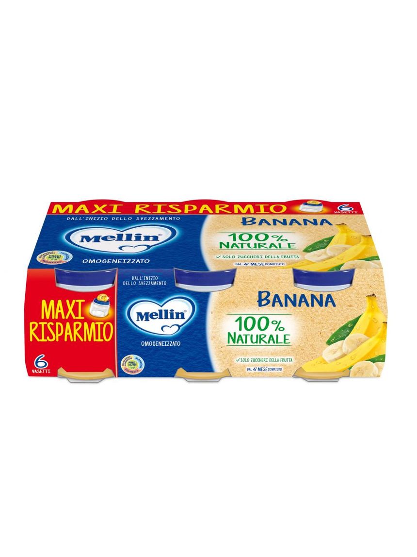 Omogeneizzato banana 6x100g - mellin