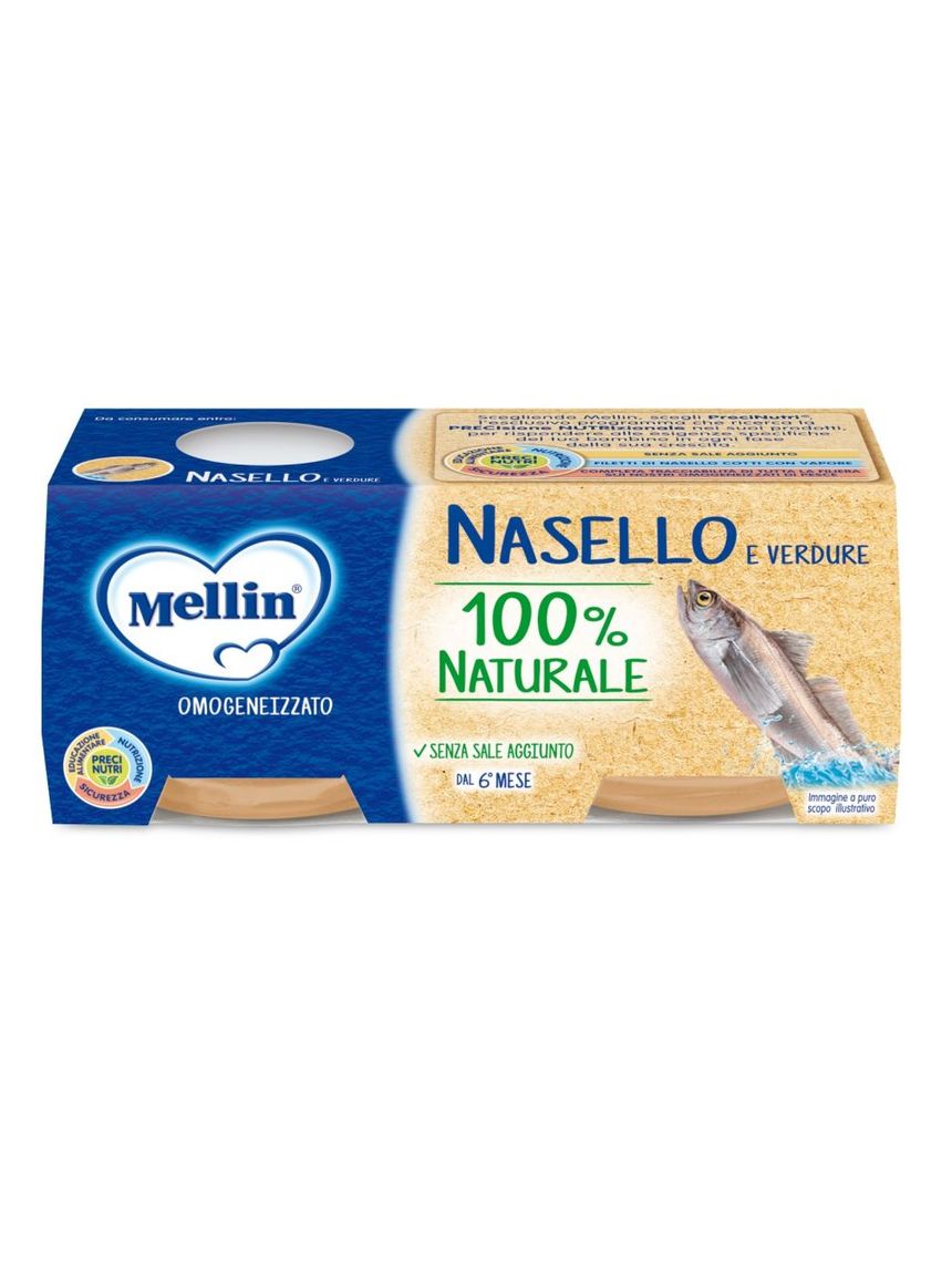 Omogeneizzato nasello 2x80g - mellin