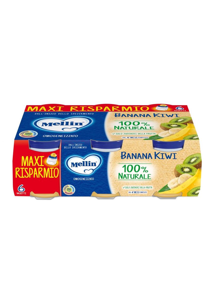 Omogeneizzato banana kiwi 6x100g - mellin