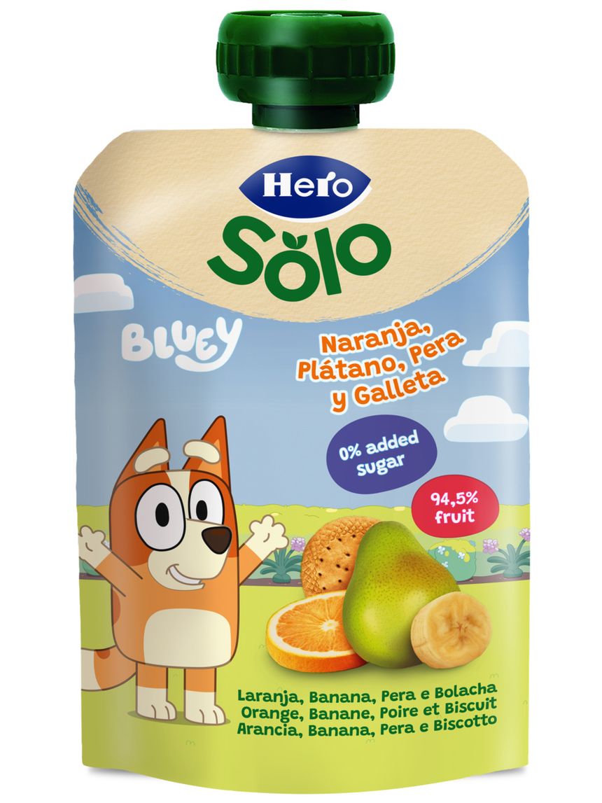 Pouch bluey ban pera arancia biscotto 100g - hero