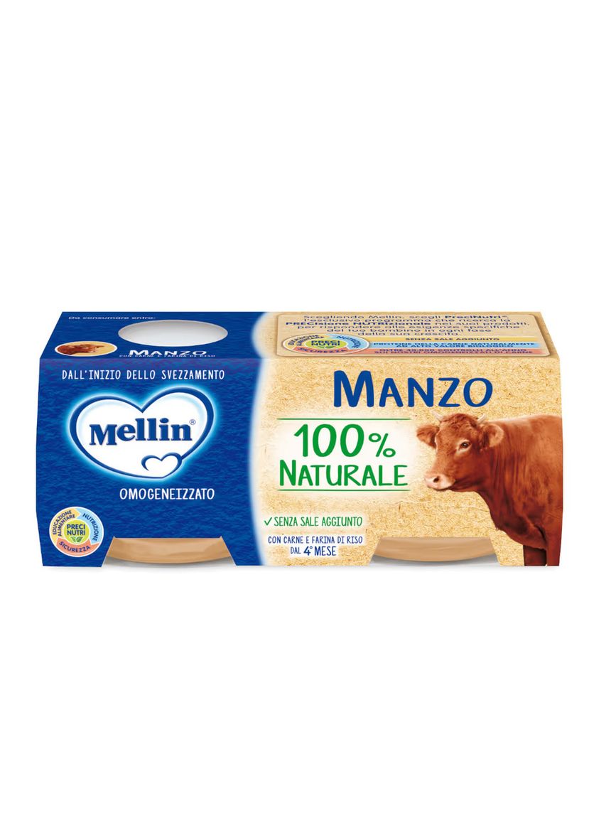 Omogeneizzato manzo 2×80 gr - mellin