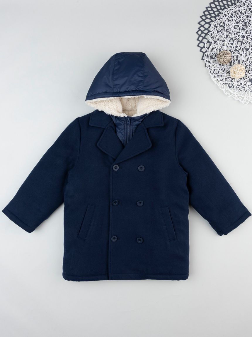 Cappotto montgomey bimbo blu