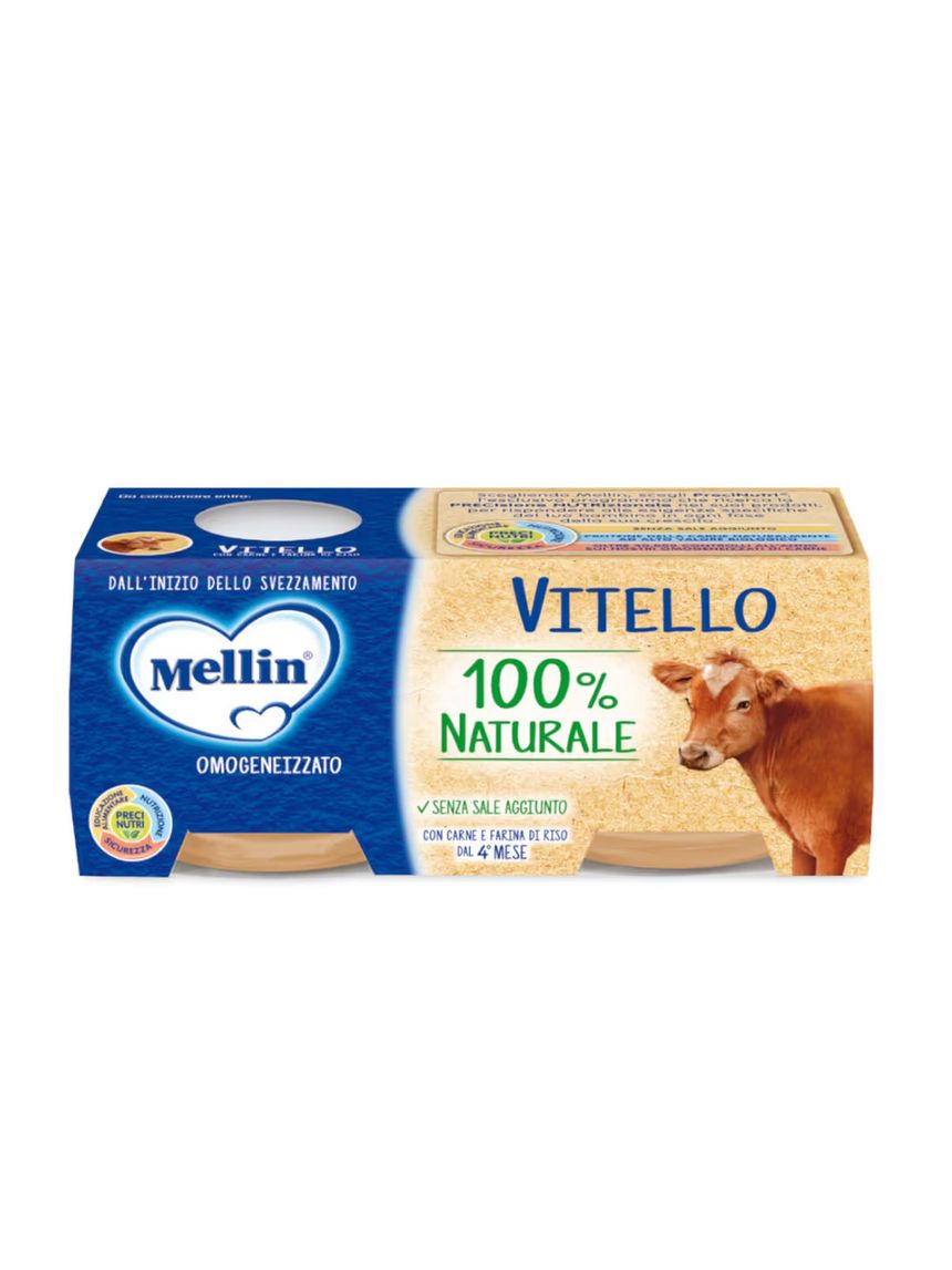 Omogeneizzato vitello 2×80 gr - mellin