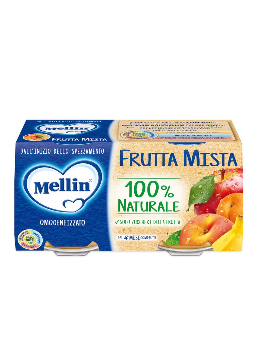 Omogeneizzato frutta mista 2×100 gr - mellin