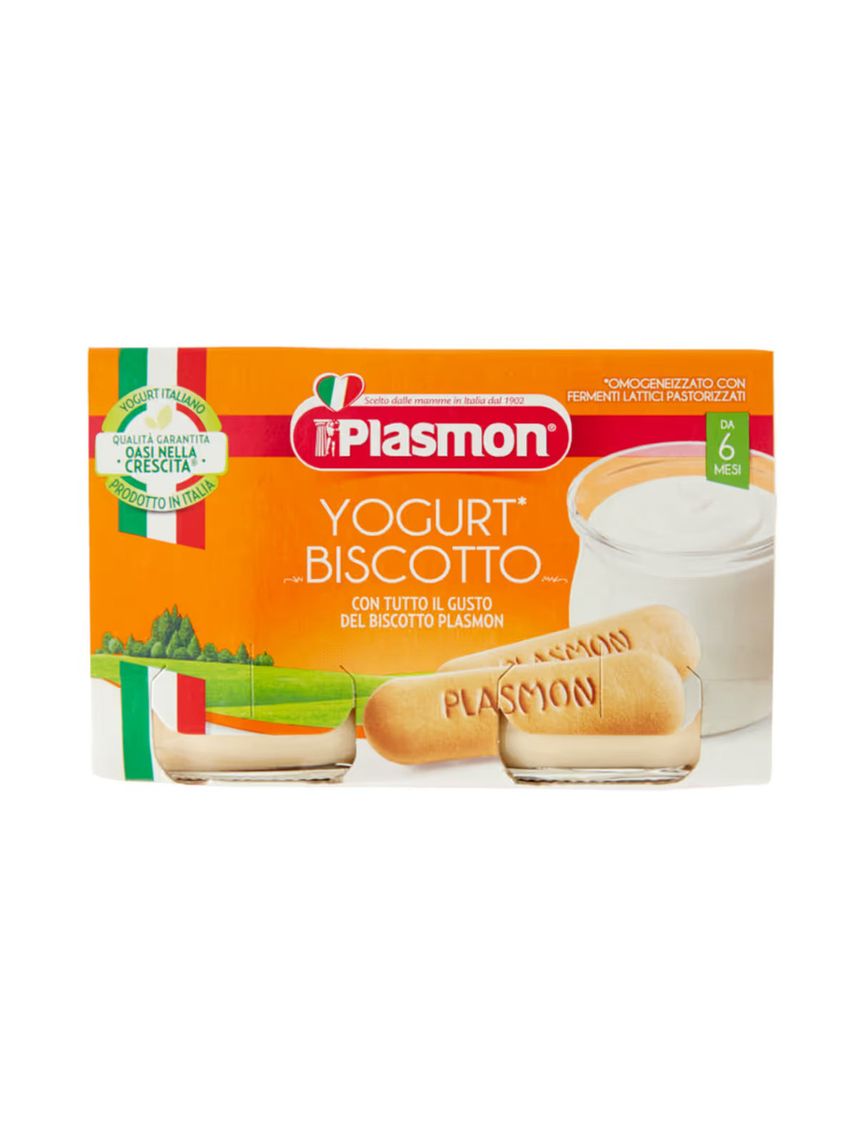 Omogeneizzato yogurt biscotto – 2x120g - plasmon