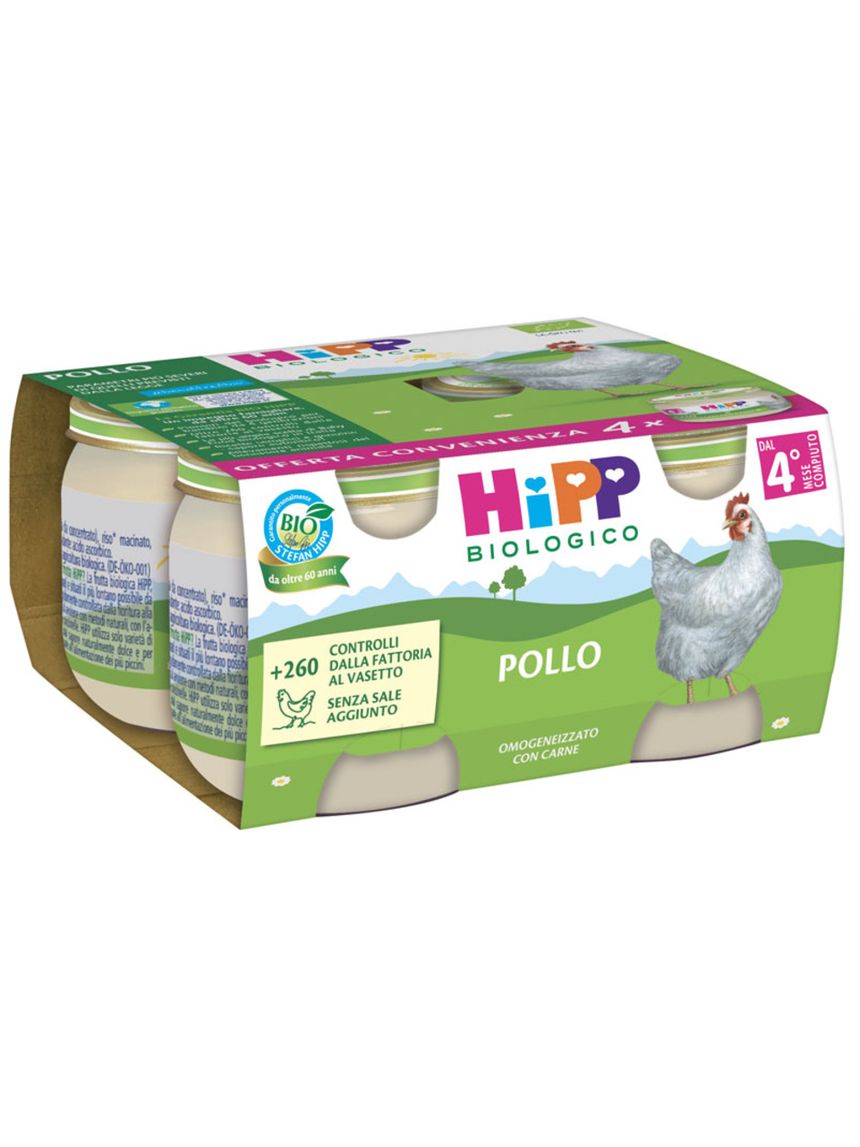 Omogeneizzato pollo 4x80g - hipp
