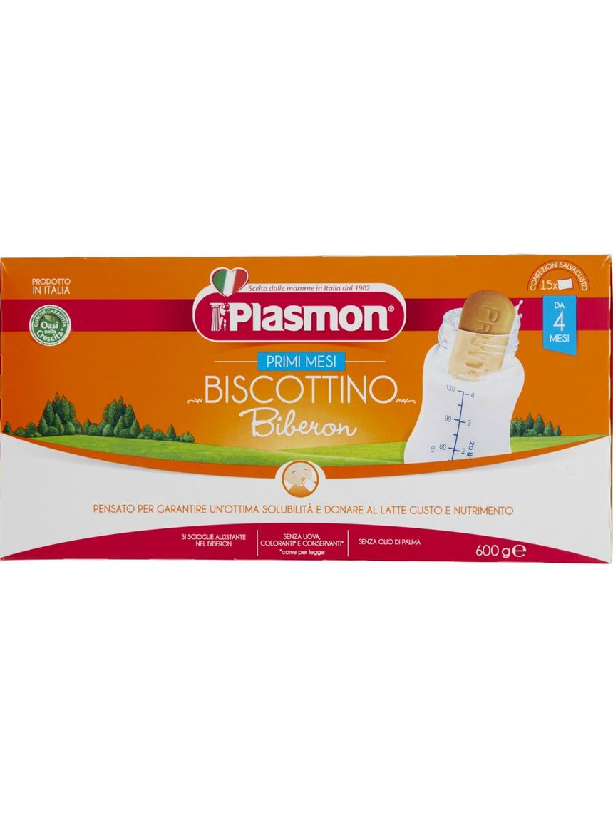 Biscotto biberon primi mesi 600g - plasmon