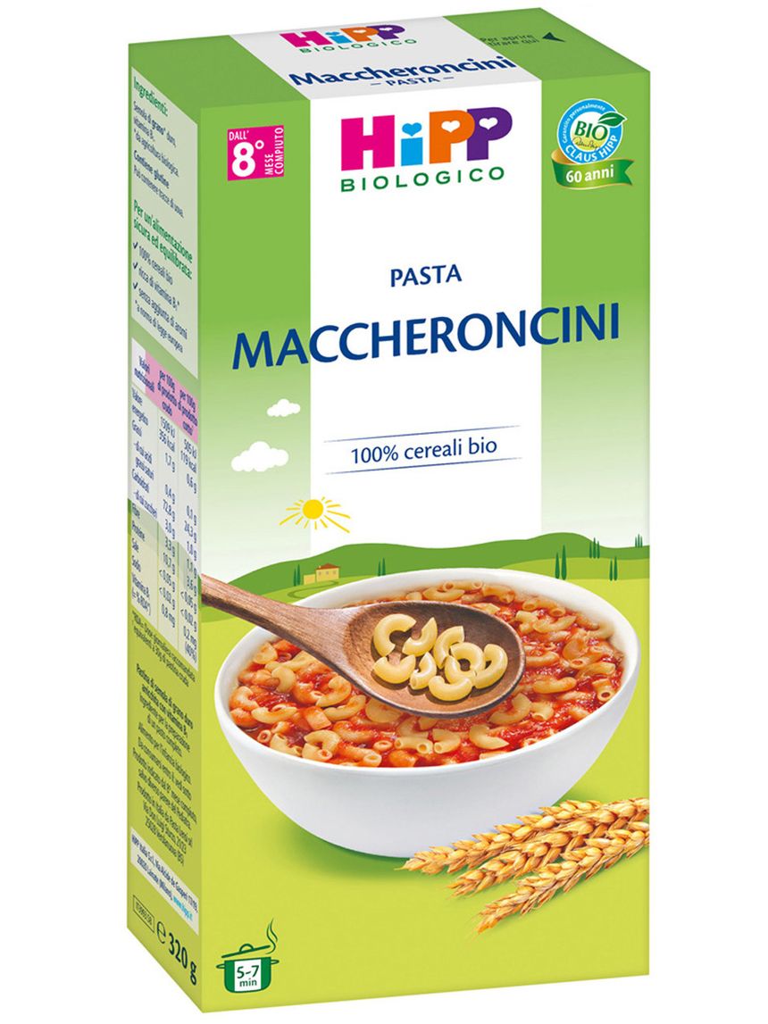 Pastina maccheroncini 320g - hipp