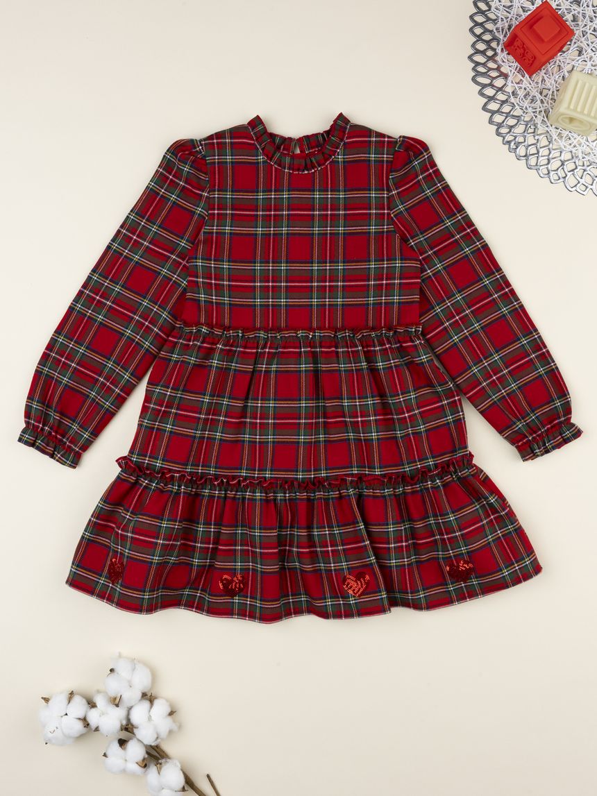 Abito tartan bambina