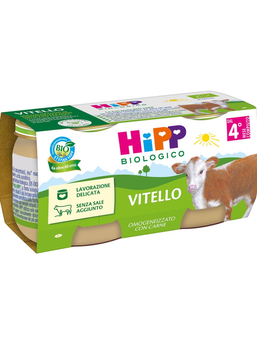 Omogeneizzato vitello 2x80g - hipp