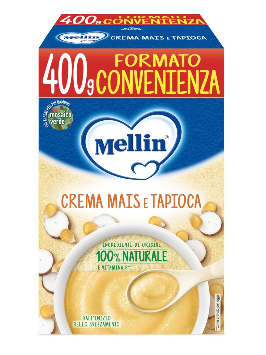 Crema di mais e tapioca 400g - mellin