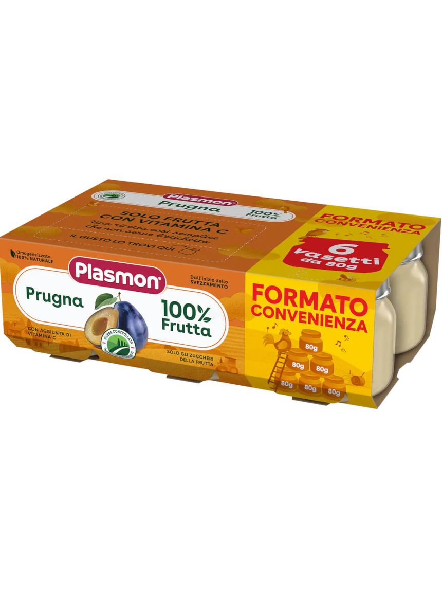 Omogeneizzato prugna 6x80 gr - plasmon
