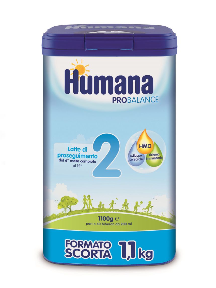 Latte humana 2 polvere 1100g - humana