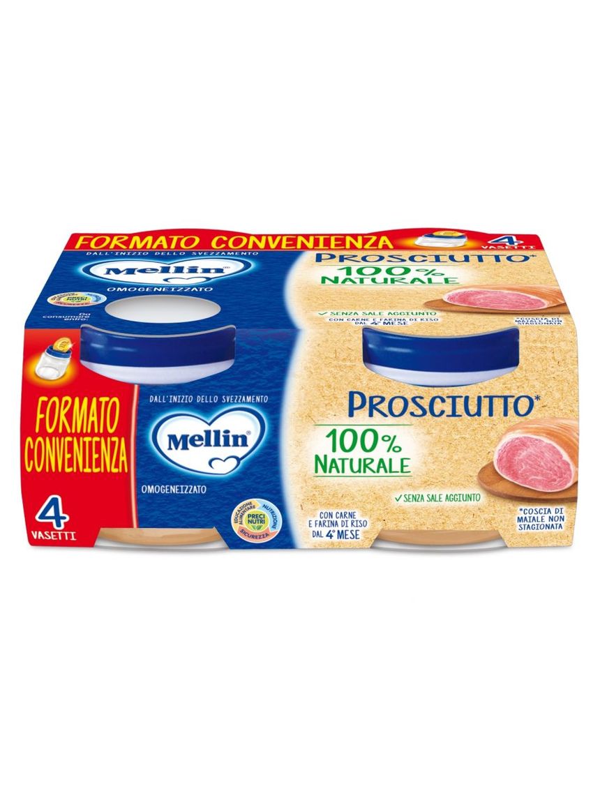 Omogeneizzato prosciutto 4x80g - mellin