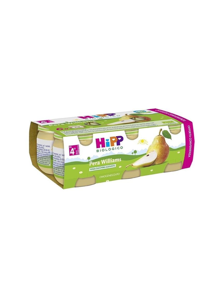 Omogeneizzato pera williams 100% 6x80g - hipp