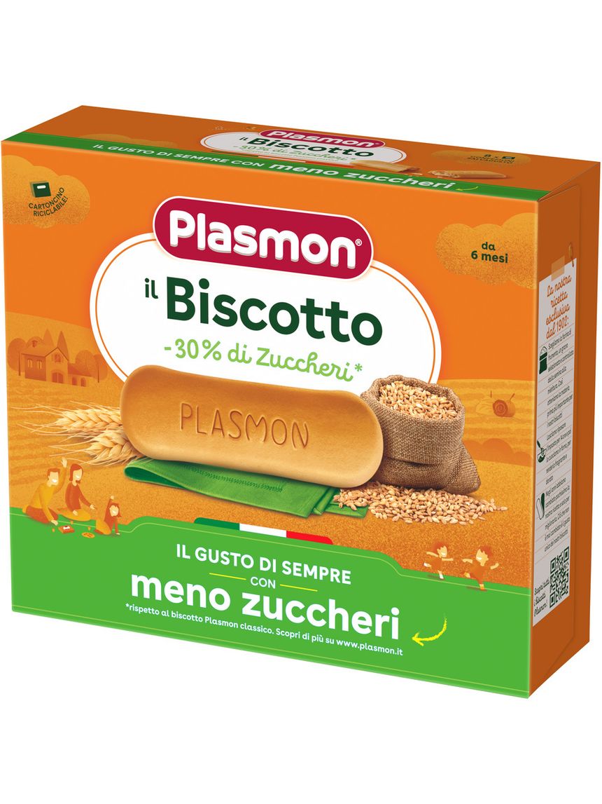 Biscotto plasmon con il -30% di zucchero 320 g - plasmon