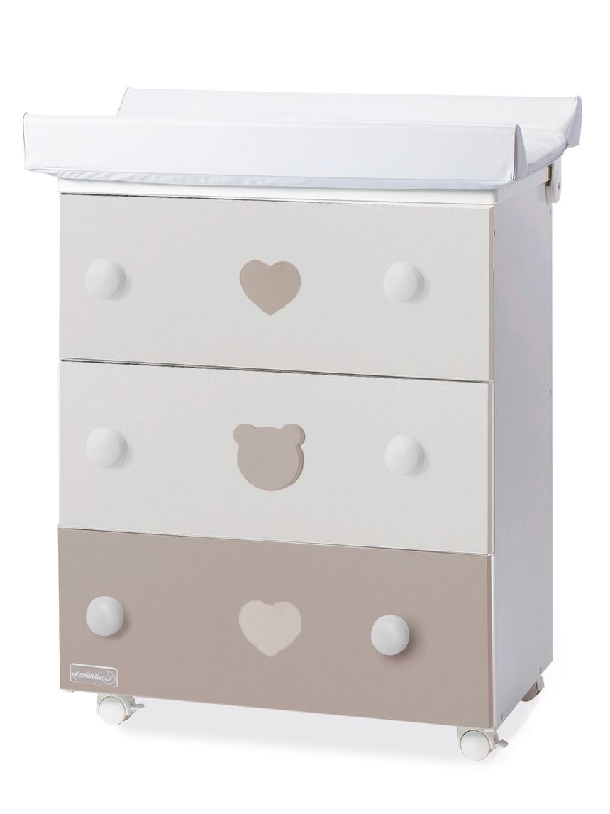 Bagnetto cassettiera bear tortora - italbaby