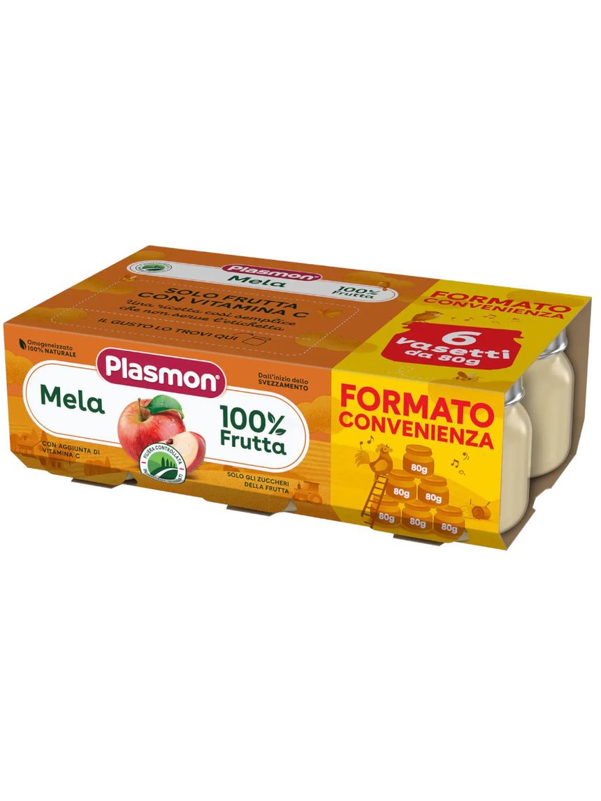 Omogeneizzato mela 6x80 gr - plasmon