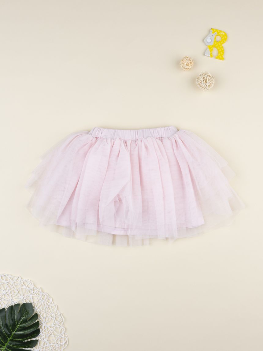 Gonna tulle rosa bimba