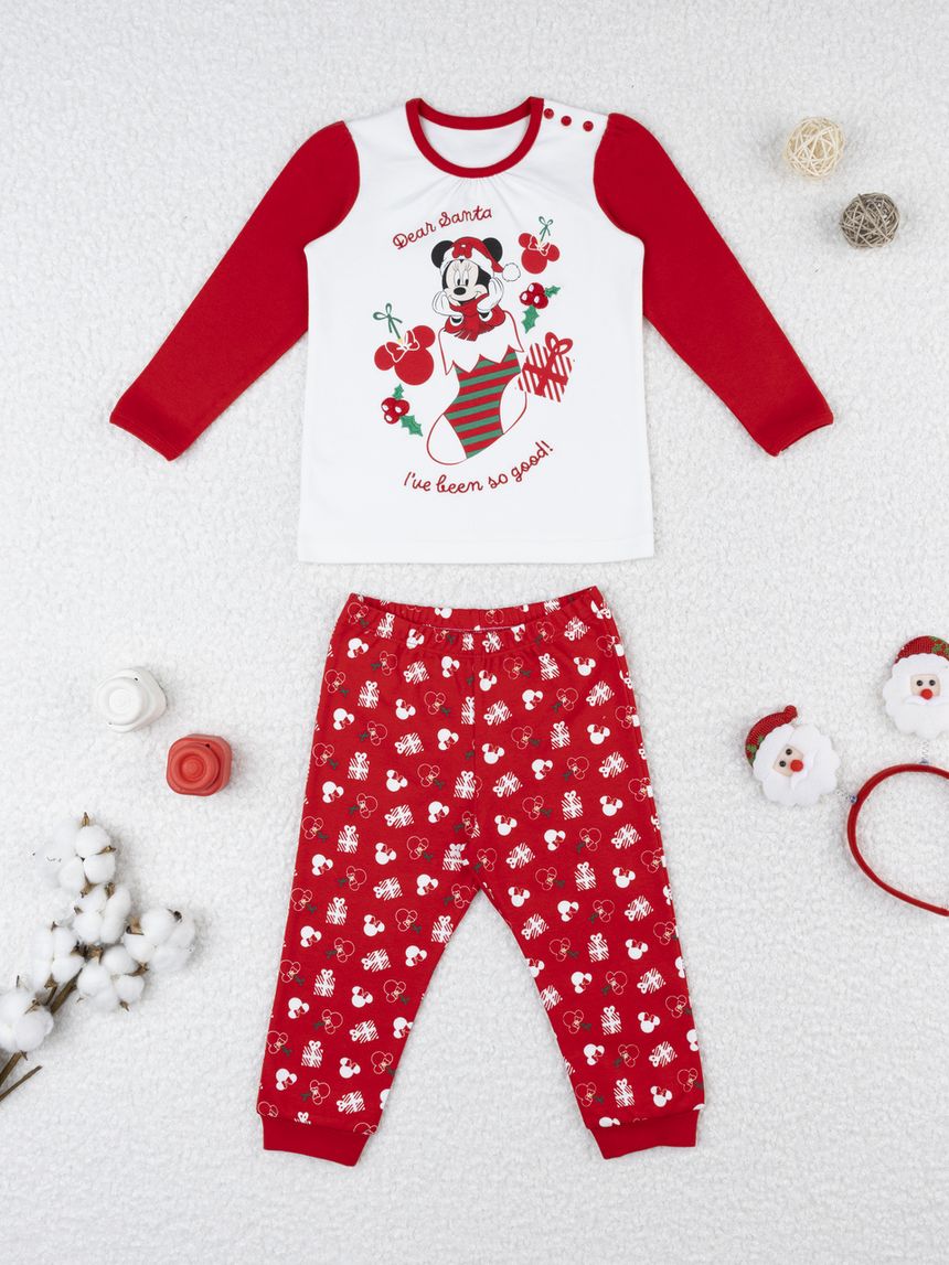 Pigiama bimba minnie - natale