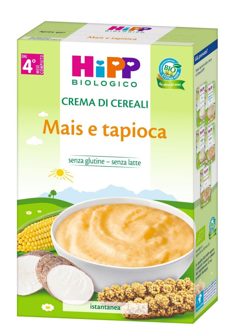 Crema mais e tapioca 200g - hipp