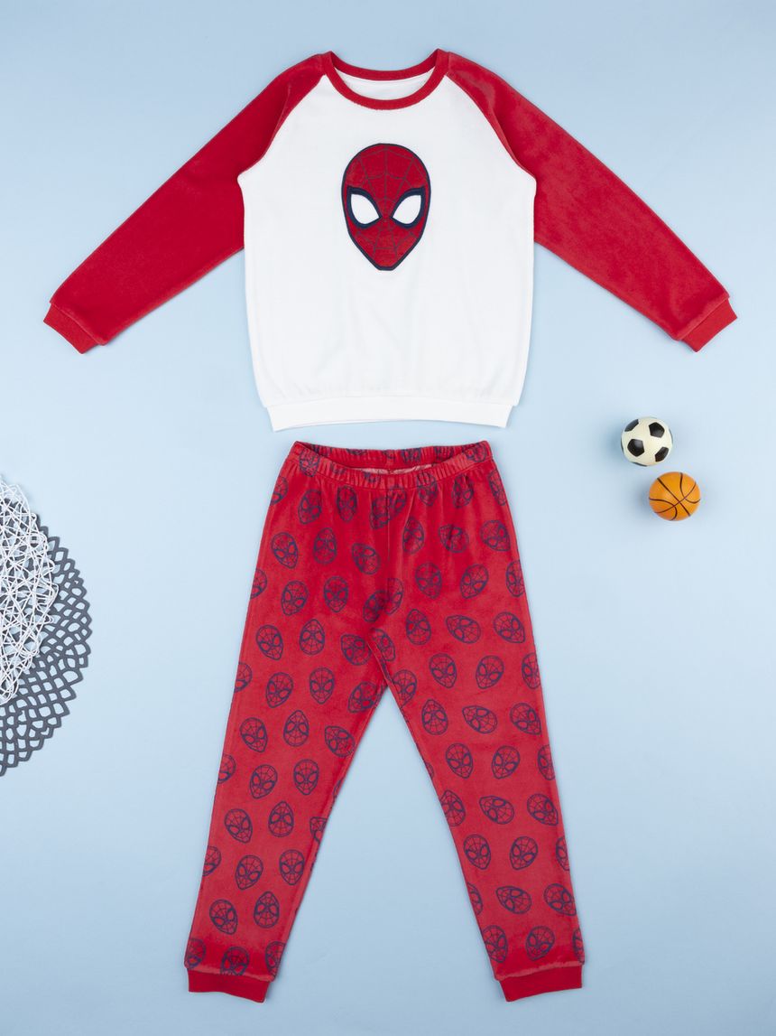 Pigiama bambino due pezzi spiderman