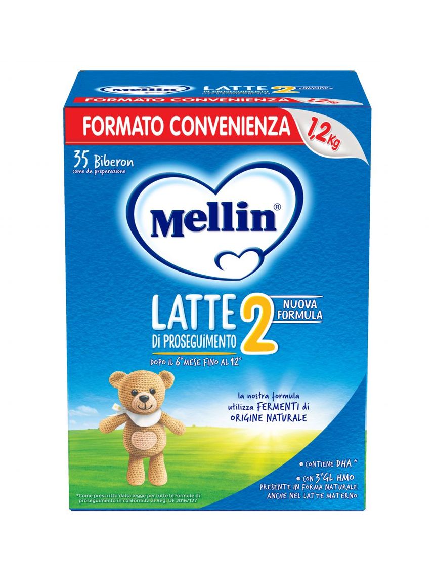 Latte mellin 2 polvere 1200g - mellin
