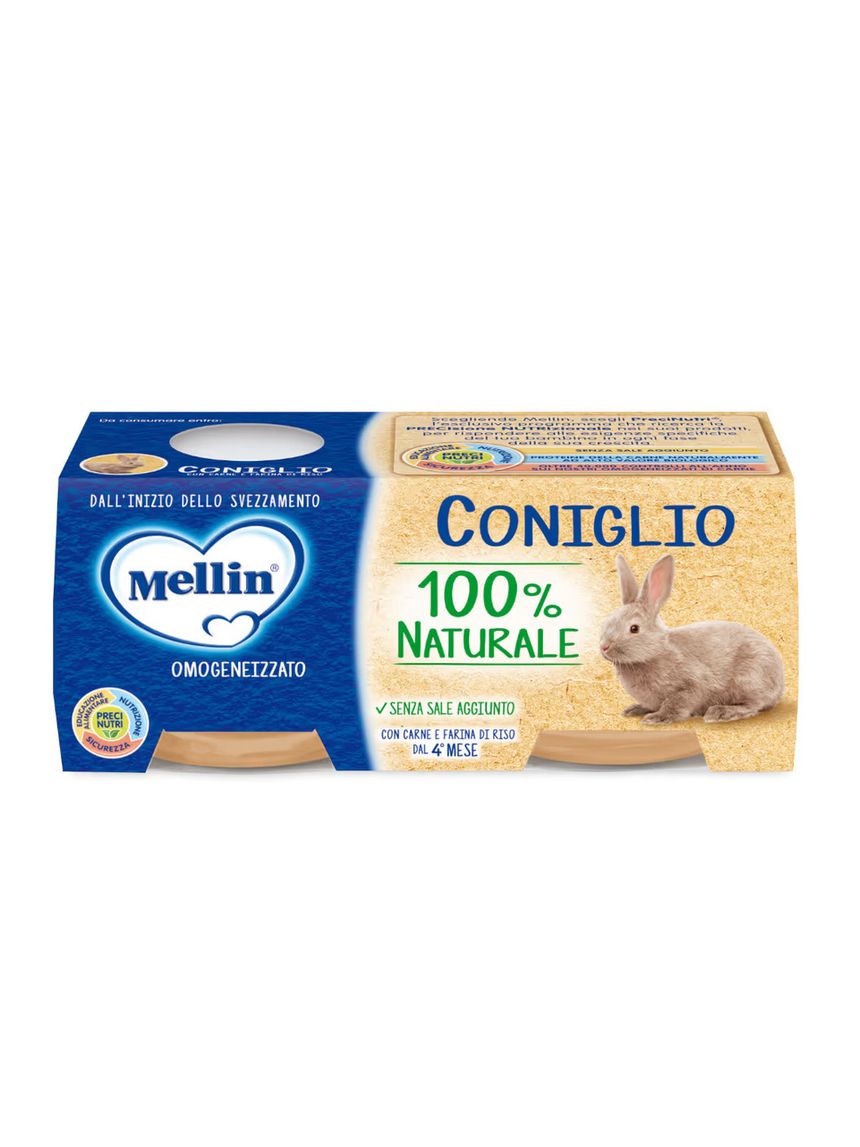Omogeneizzato coniglio 2×80 gr - mellin