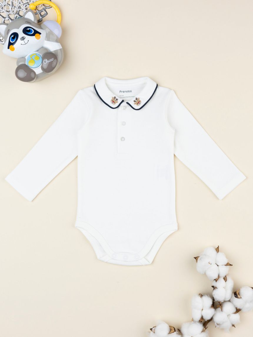 Body bimba bianco natale