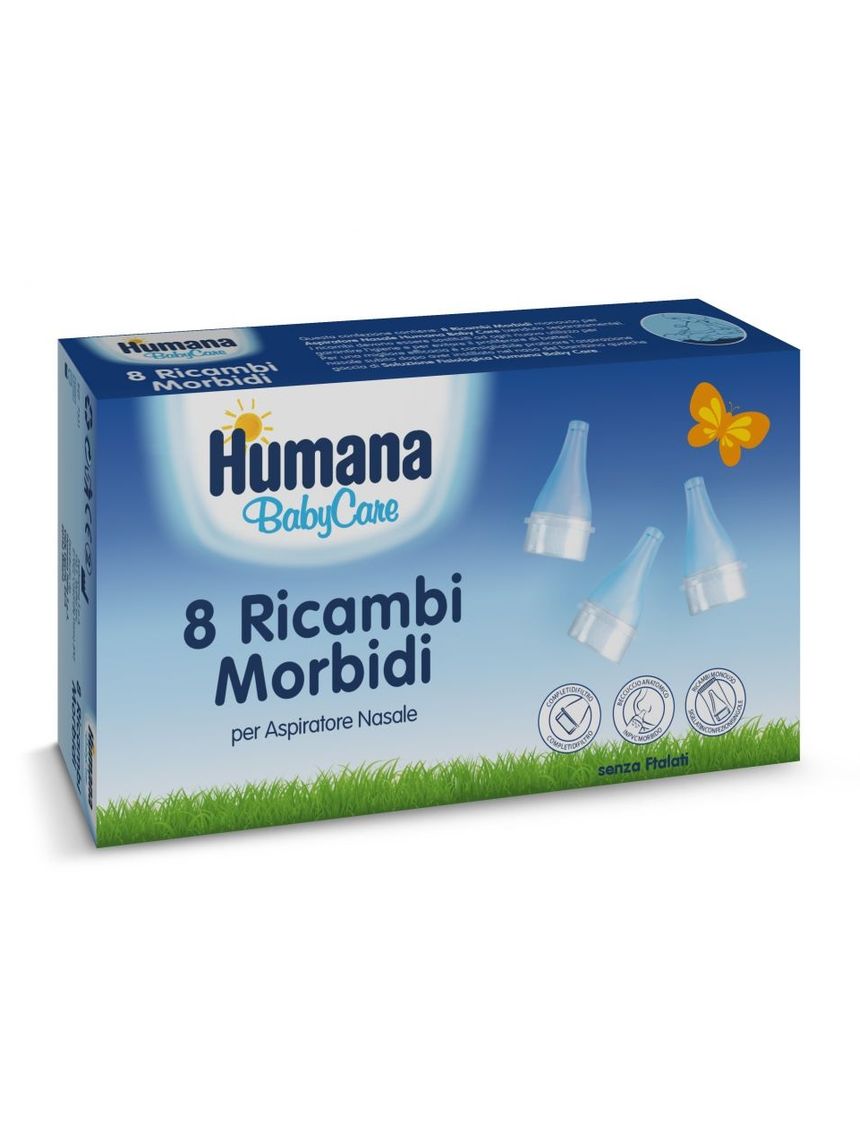 Babycare 8 ricambi morbidi per aspiratore nasale - humana