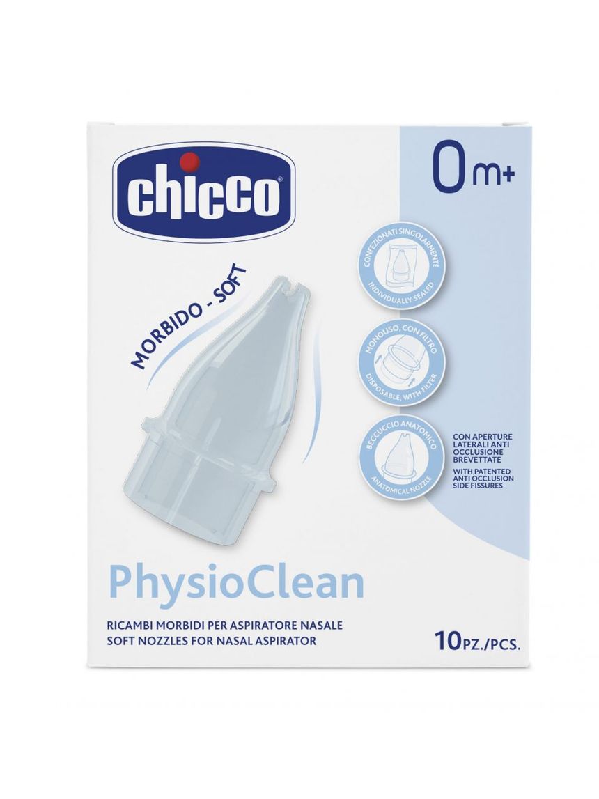 Physioclean ricambi 10 beccucci - chicco