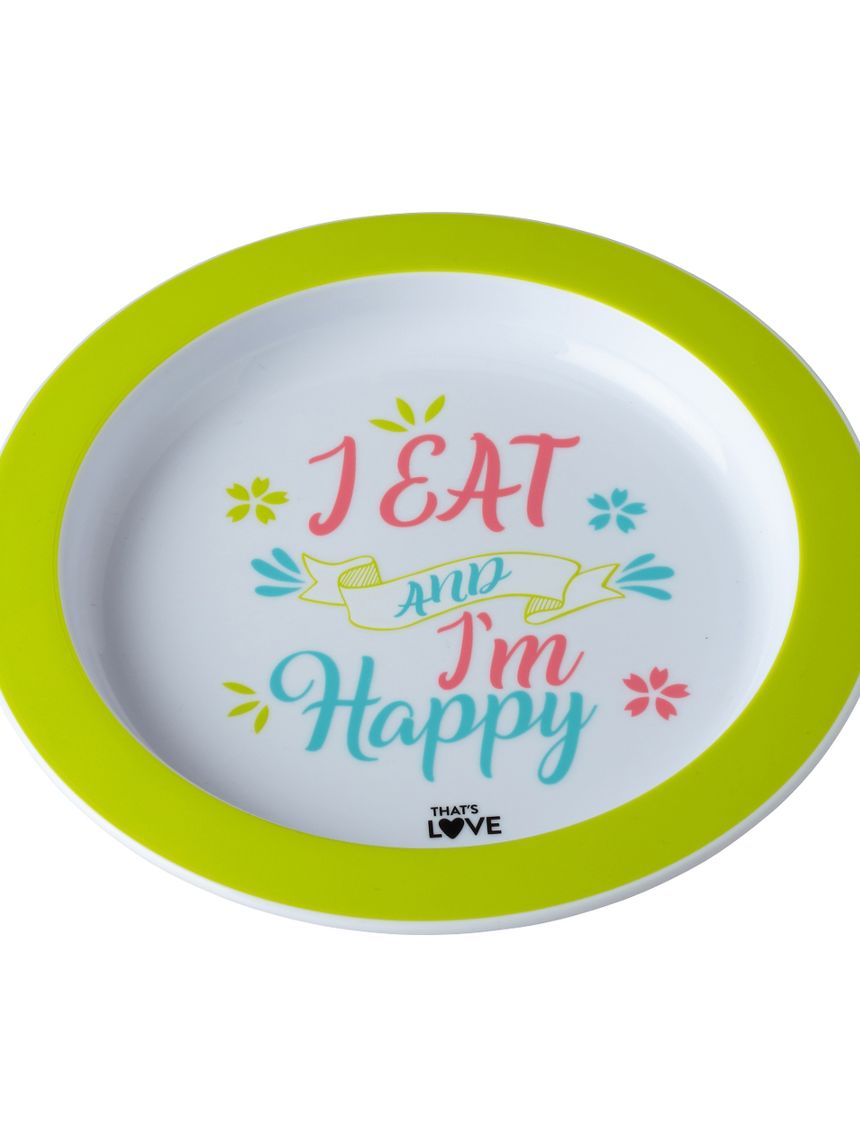 Piatto piano con decori - that's love