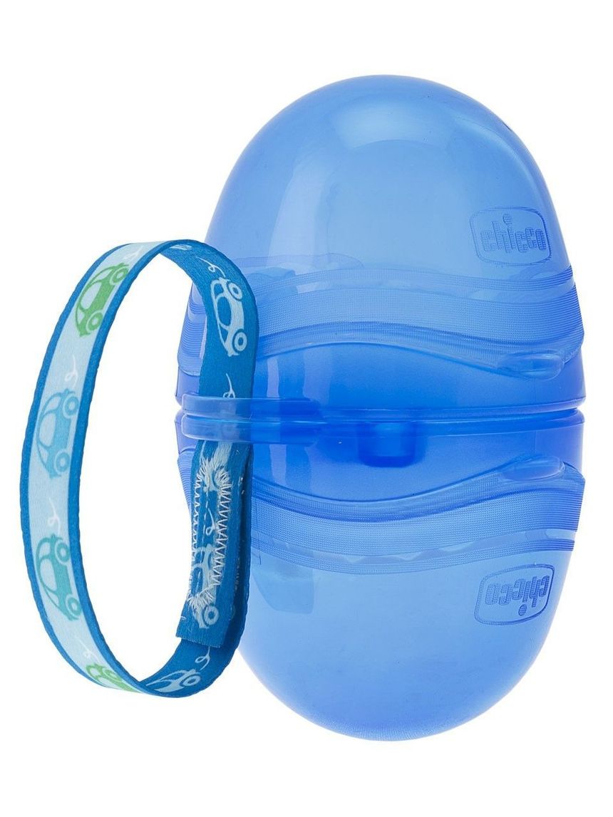 Porta succhietto doppio blu - chicco