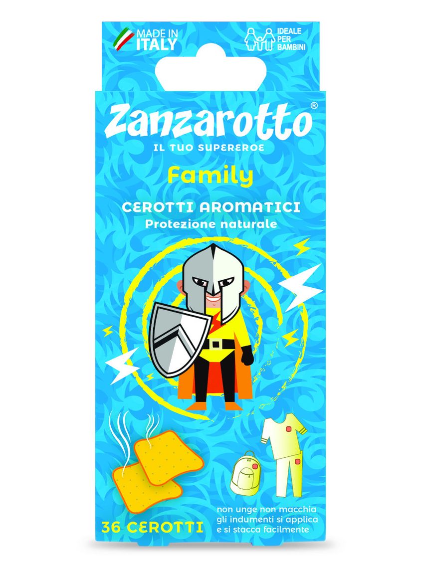 Cerotto aromatico prevenzione 36 pezzi - zanzarotto