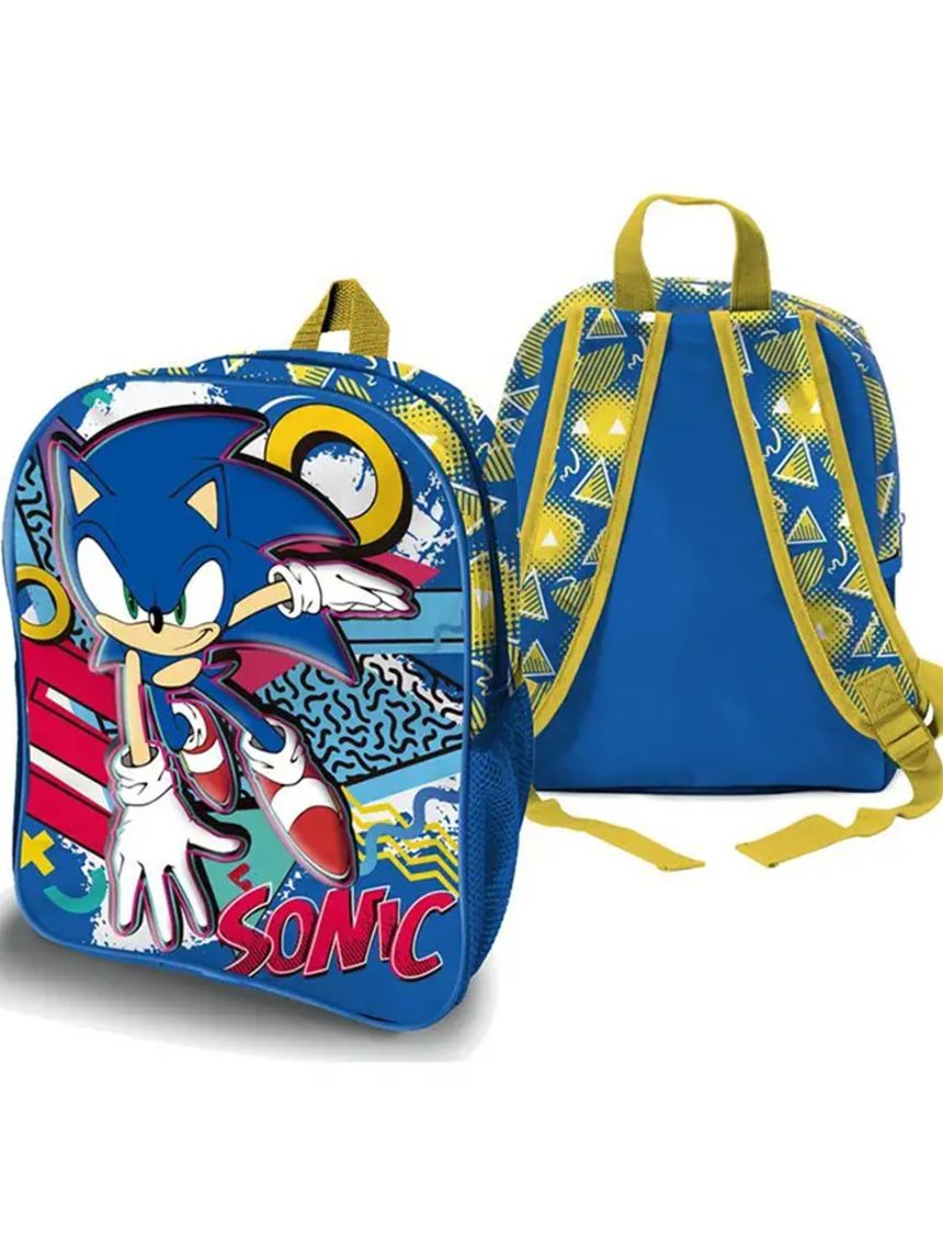Zaino asilo per bambini sonic 3d