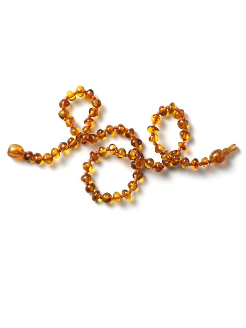 Collana ambra cognac - quaranta settimane