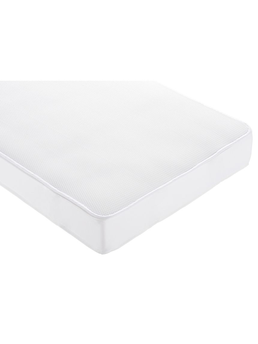 Easy safe combo materasso + top safe coprimaterasso traspirante 3 strati per lettino cm 62x125x12 - aircuddle