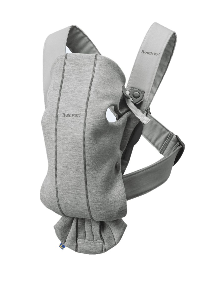 Marsupio baby carrier mini light grey 3d jersey - babybjorn
