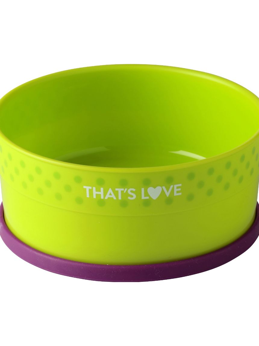 Piatto fondo con anello in silicone - that's love