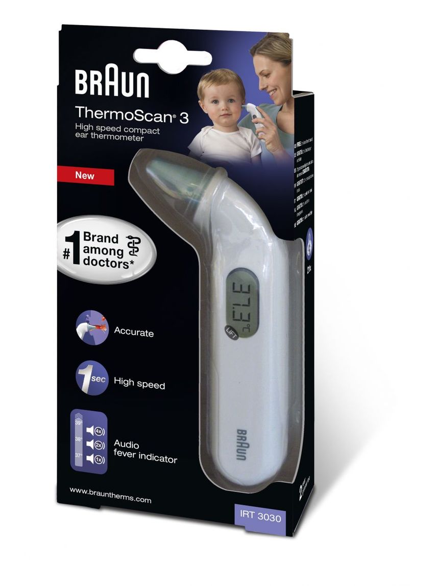 Termometro auricolare thermoscan 3 - braun