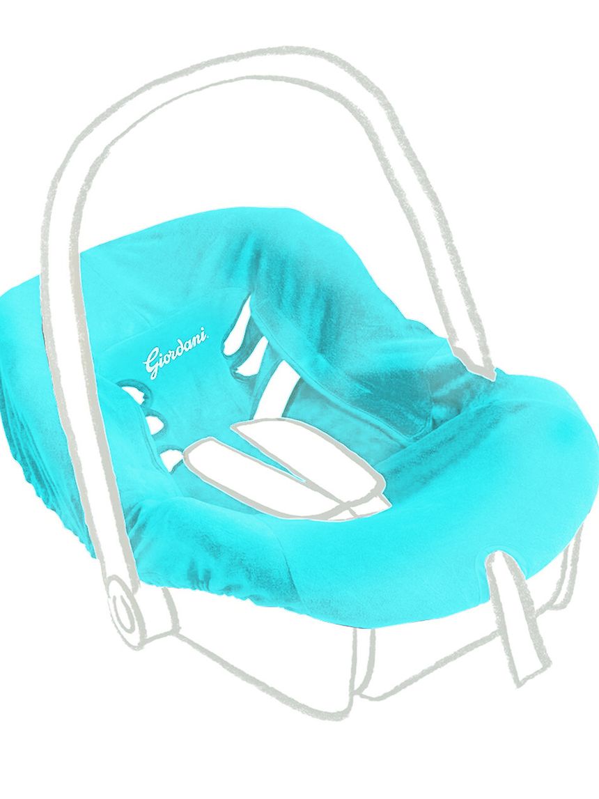 Copriseggiolino gr 0+ celeste - giordani