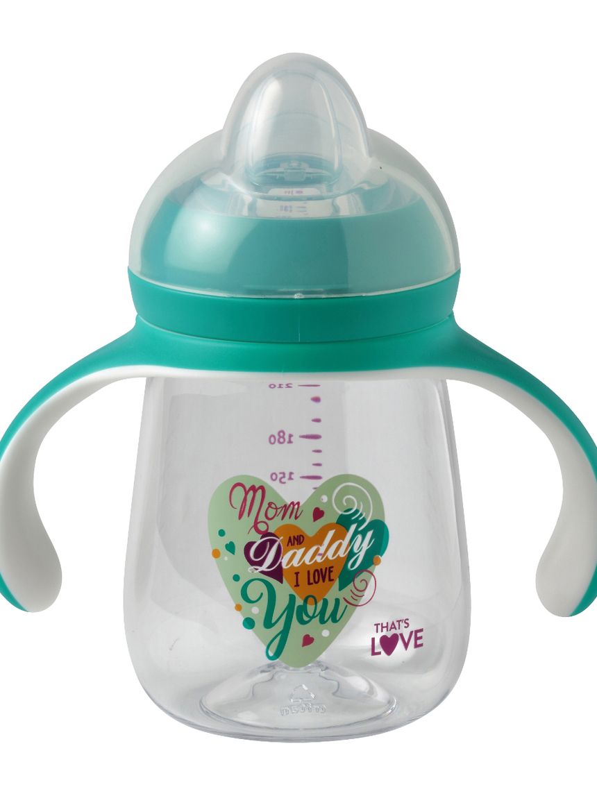 Tazza con beccuccio in silicone 260ml 6m+ - that's love
