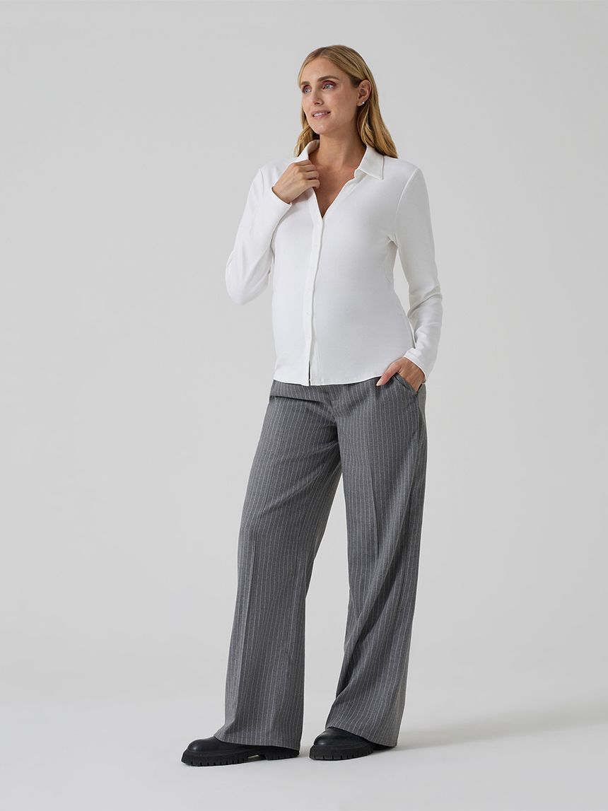 Blusa allattamento bianca