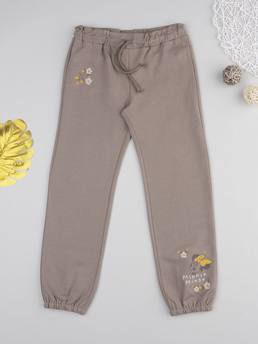 Pantalone bimba marrone minnie