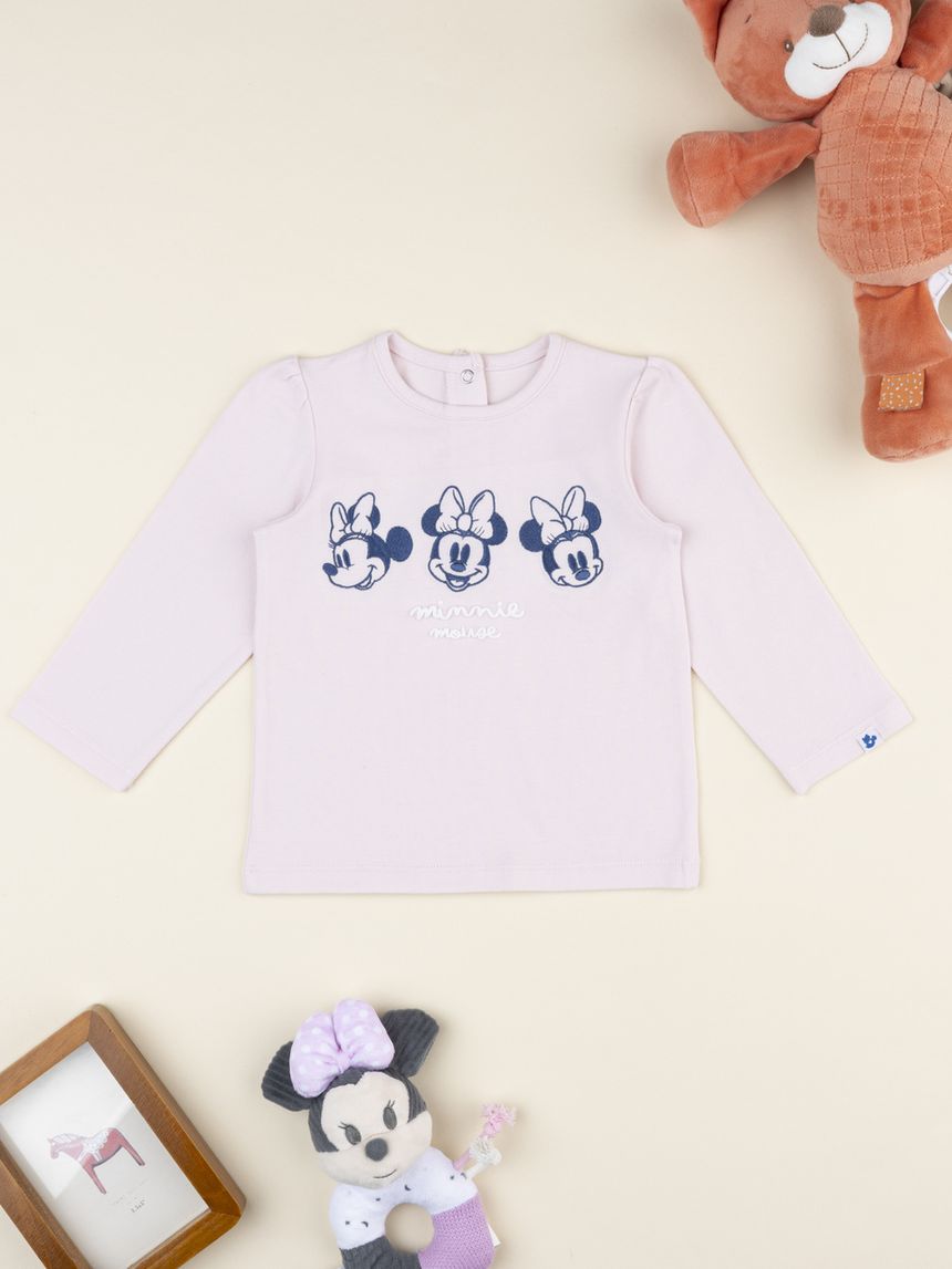 T-shirt bimba rosa minnie